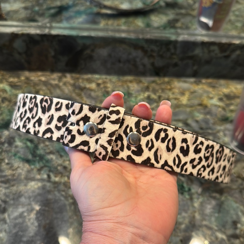 Leopard Print Women's Belt